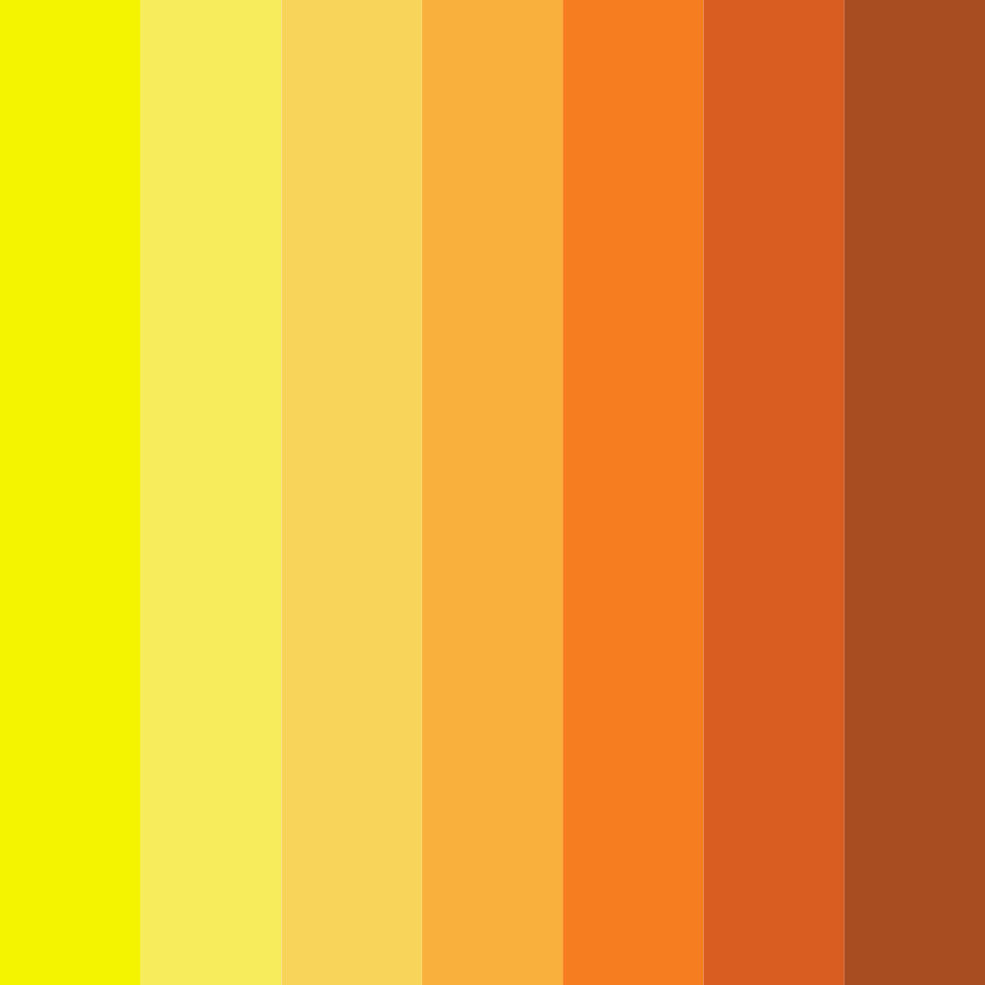 Download yellow lightning color palette PNG image (square)