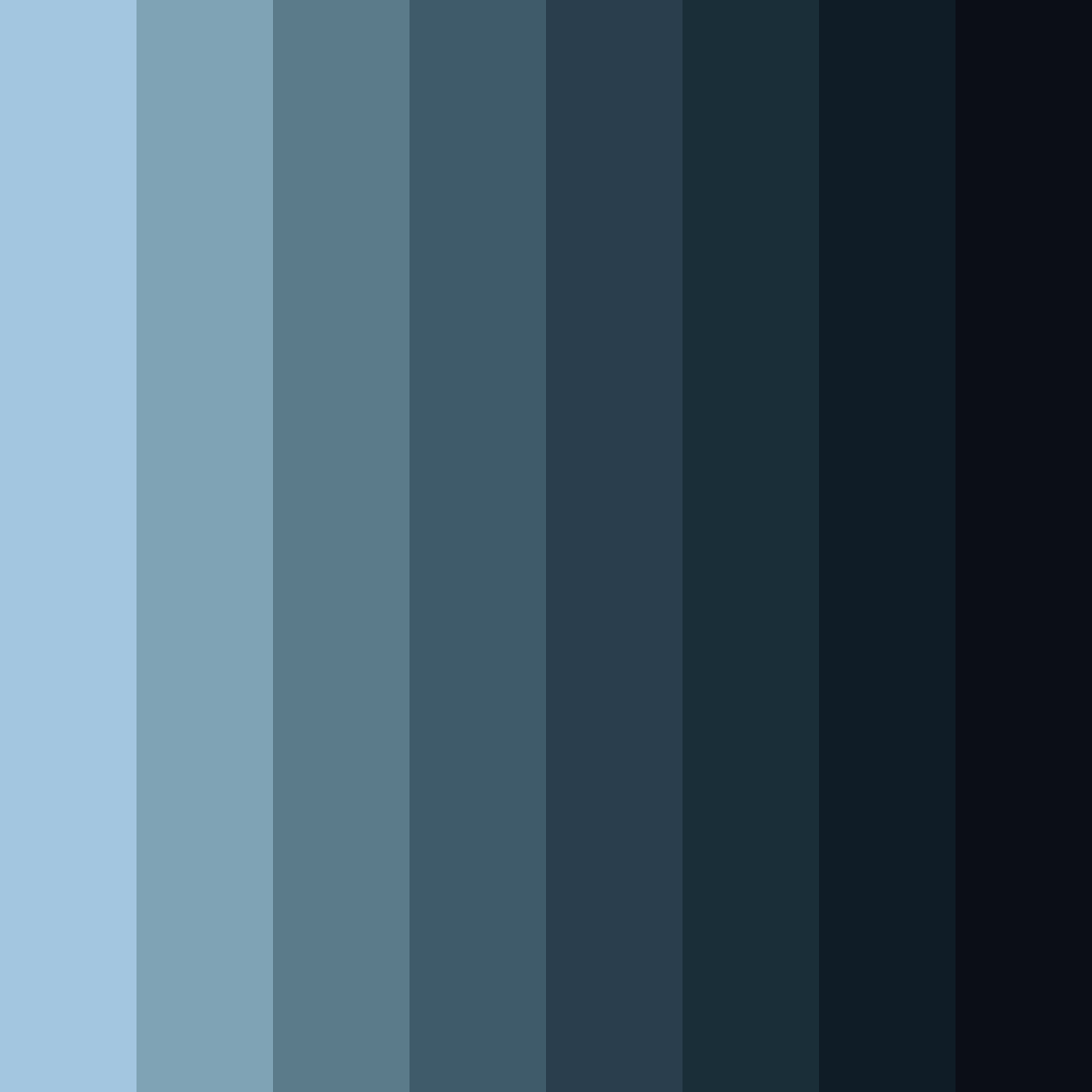 Download blue night color palette PNG image (square)