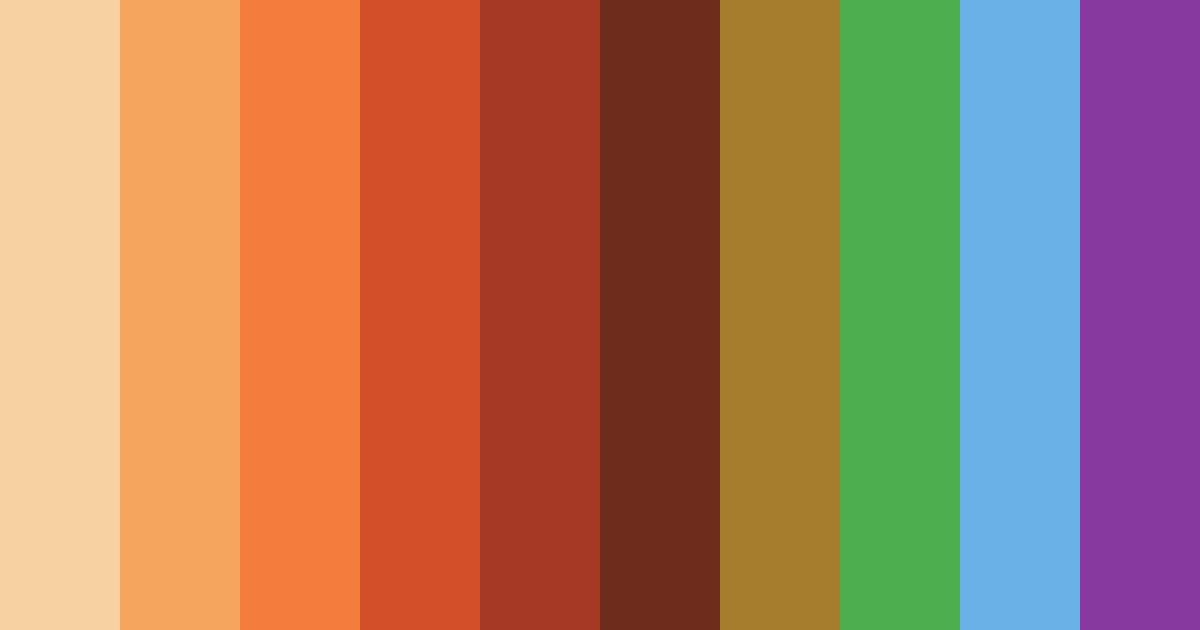 Download sunset meadow harmony color palette PNG image (landscape)