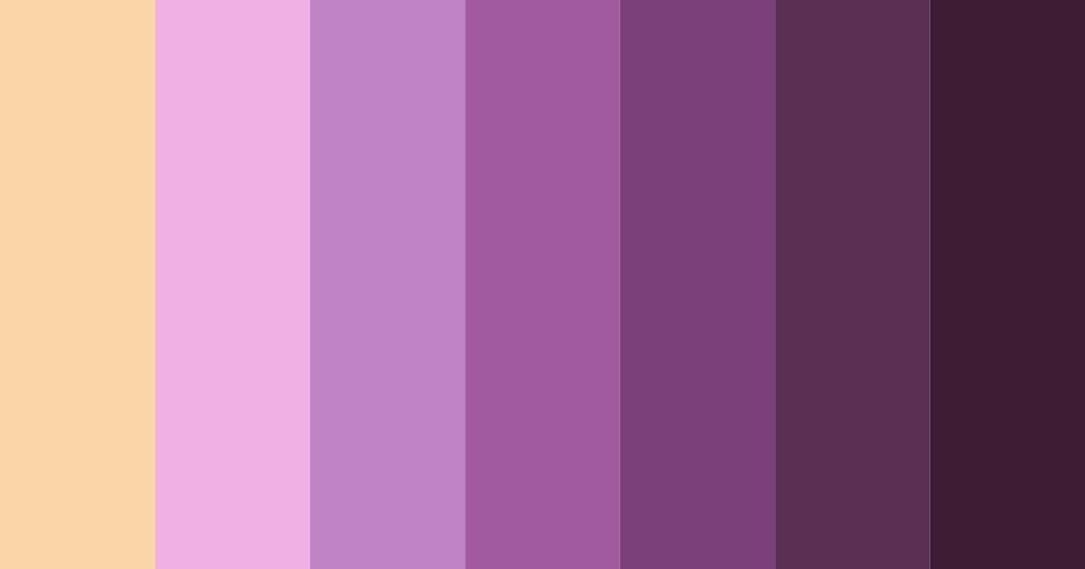 Download purple dutch flower color palette PNG image (landscape)