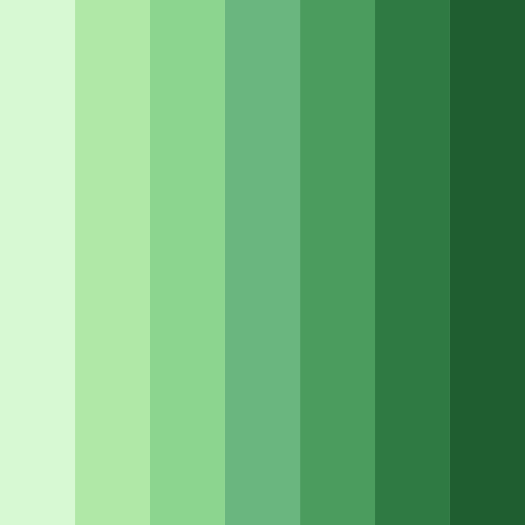 Download verdant whisper color palette PNG image (square)