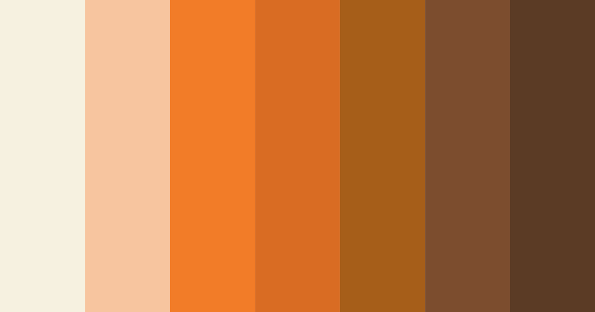 Download gray and orange harmony color palette PNG image (landscape)