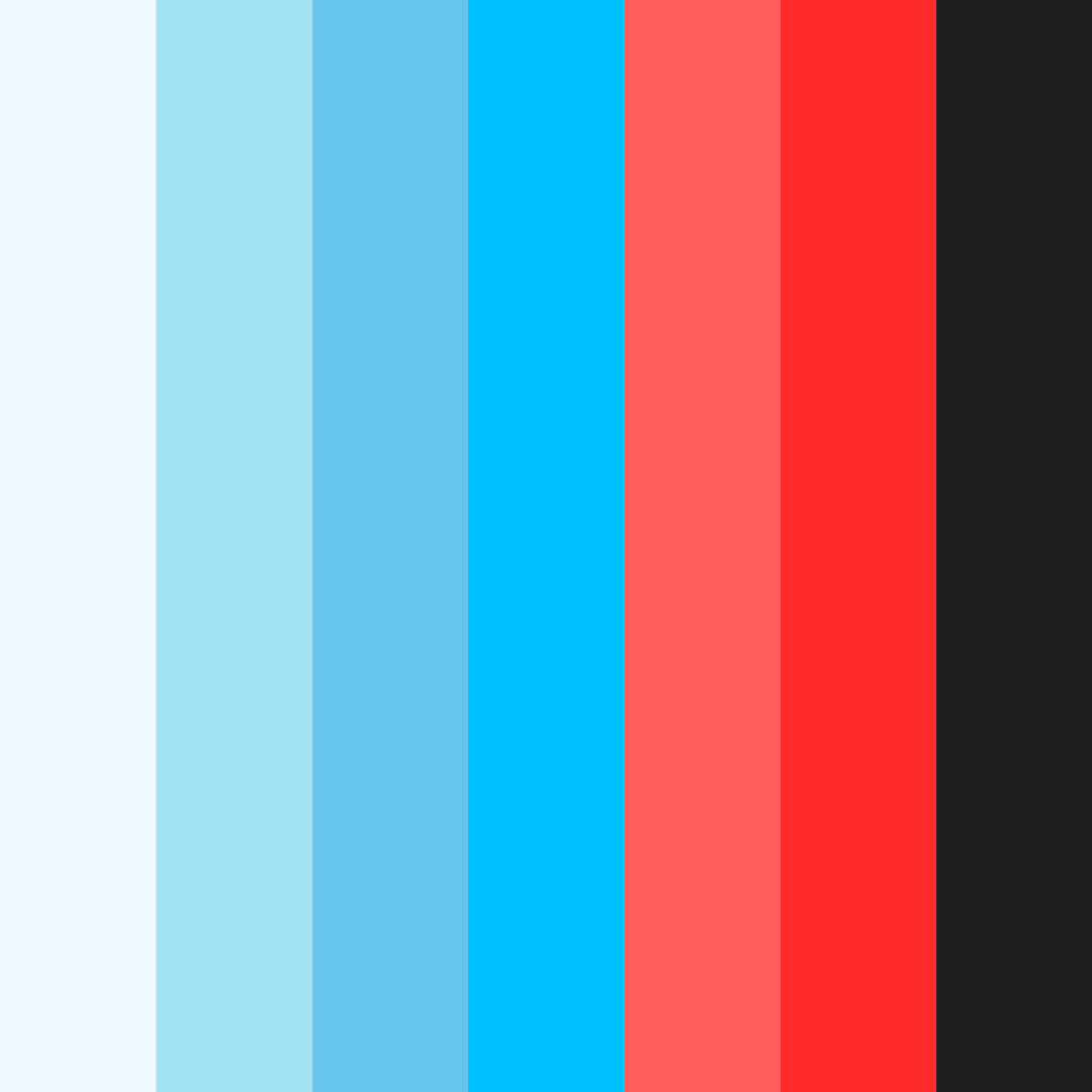 Download neon metropolis color palette PNG image (square)