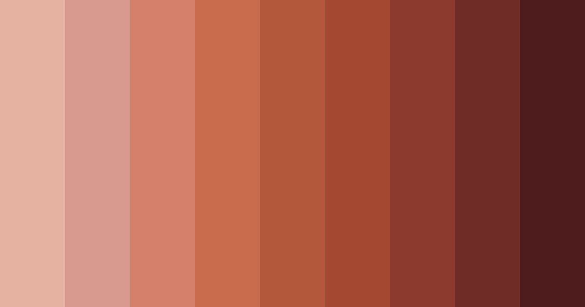 Download terracotta warmth color palette PNG image (landscape)