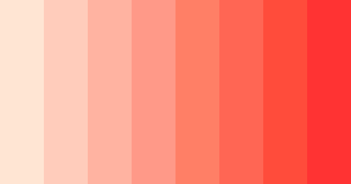 Download peachy sunrise color palette PNG image (landscape)
