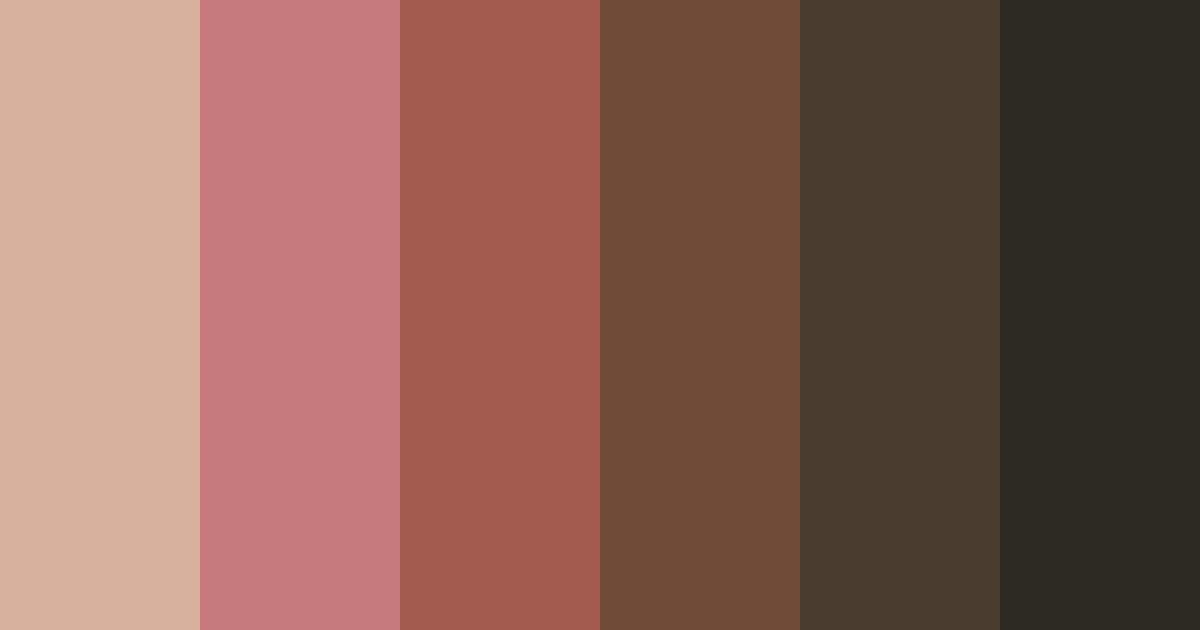 Download dark earth color palette PNG image (landscape)
