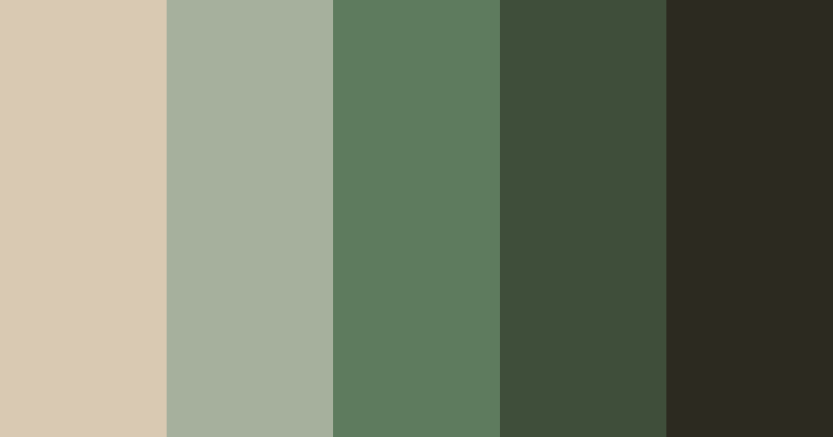 Download forest floor elegance color palette PNG image (landscape)