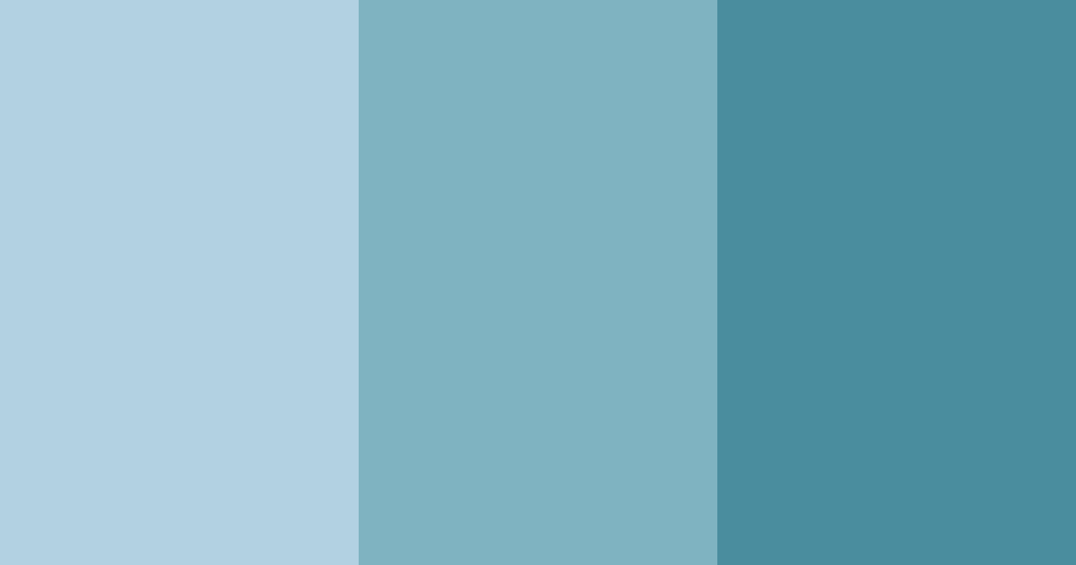 Download calm blue color palette PNG image (landscape)