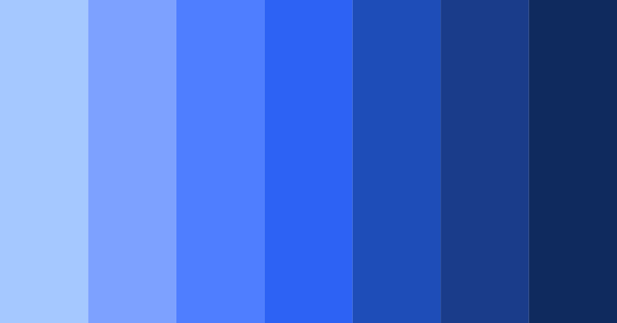 Download blue horizon dream color palette PNG image (landscape)