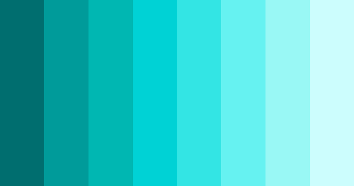 Download tropical serenity color palette PNG image (landscape)