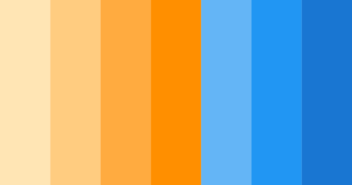 Download peachy blue color palette PNG image (landscape)