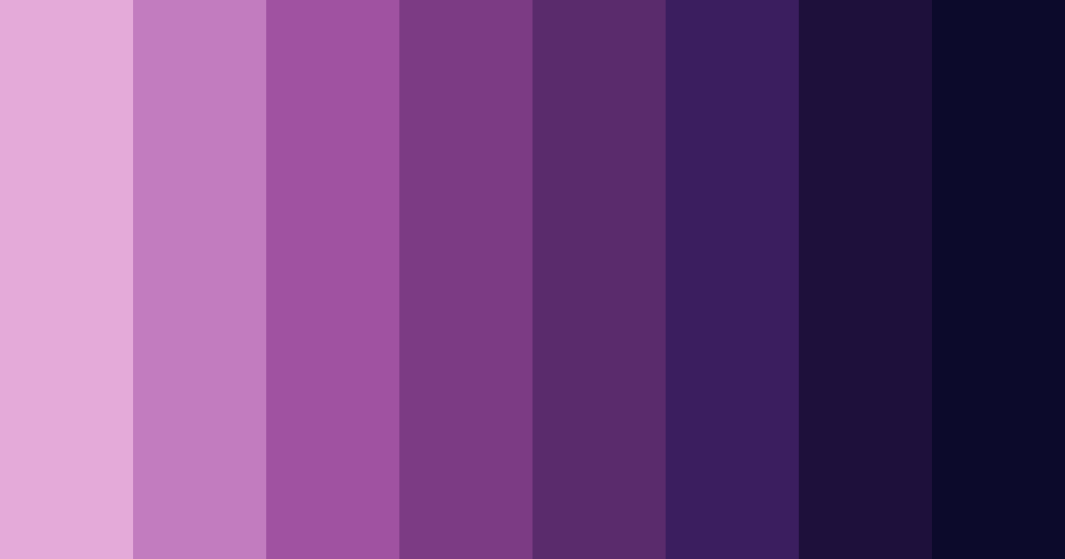 Download twilight whispers color palette PNG image (landscape)