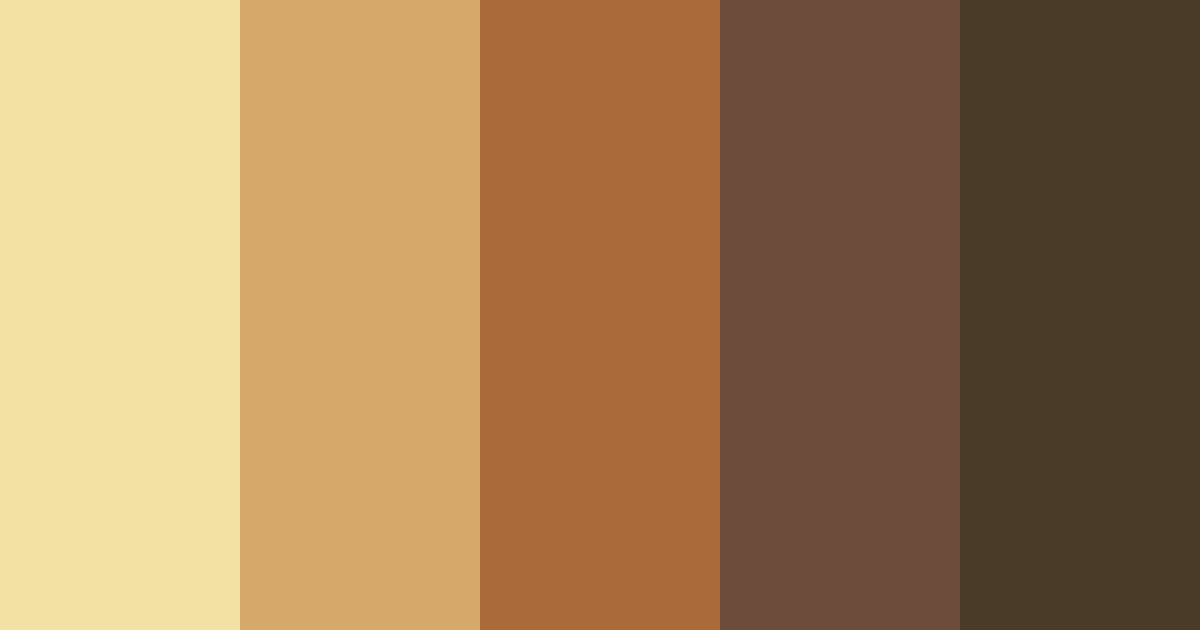 Download golden ember essence color palette PNG image (landscape)