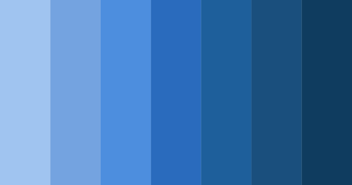 Download azure cascade color palette PNG image (landscape)