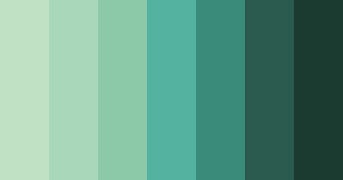 Download green earth color palette PNG image (landscape)