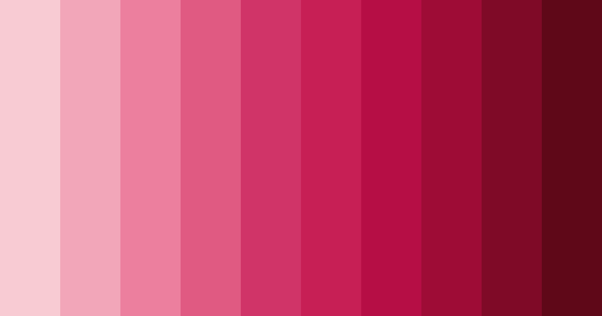 Download pink sunset color palette PNG image (landscape)