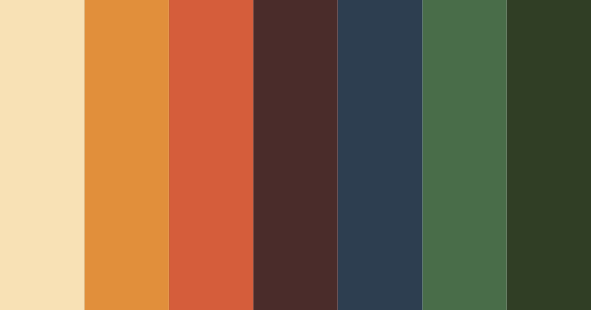 Download champagne sunset color palette PNG image (landscape)