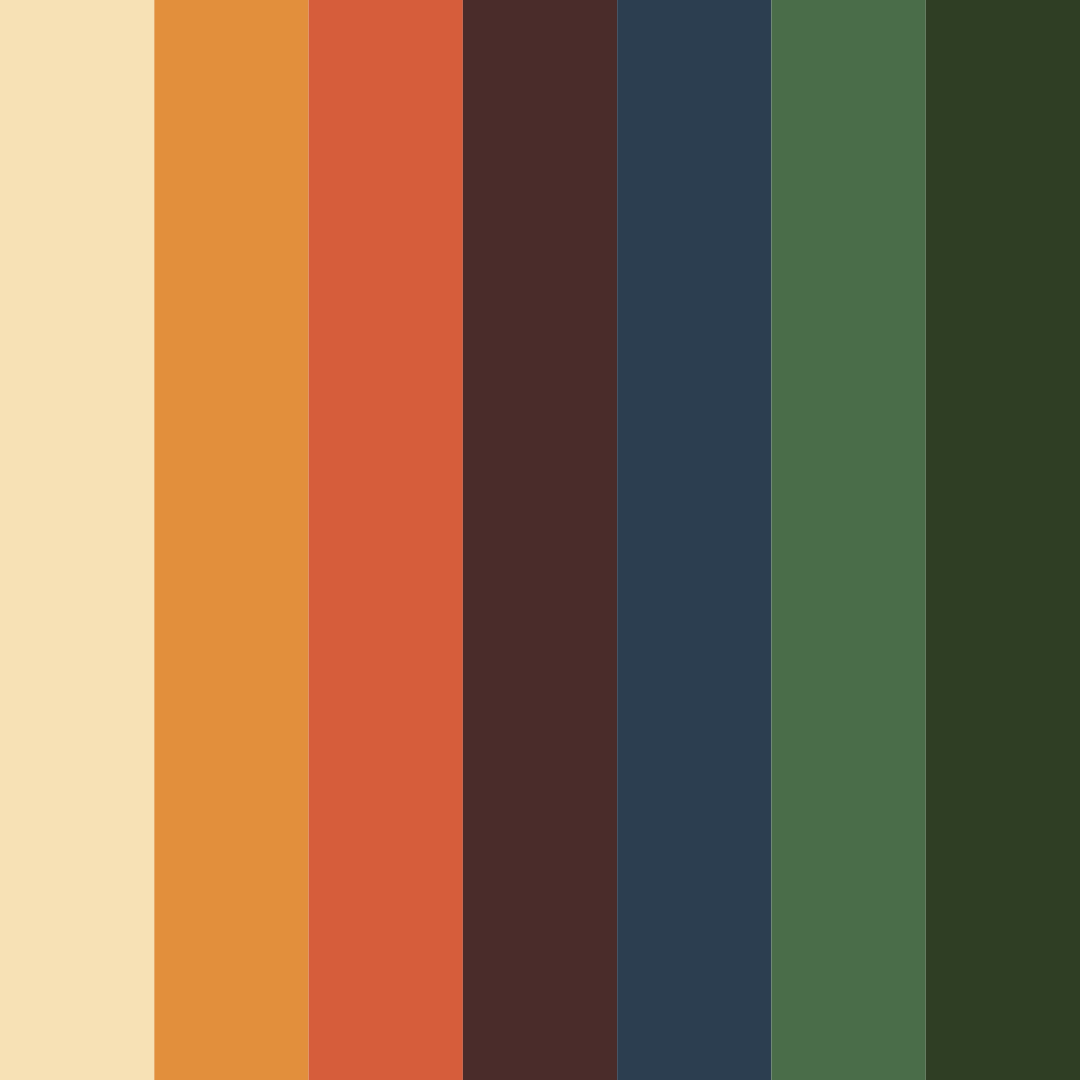 Download champagne sunset color palette PNG image (square)