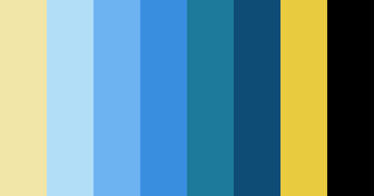 Download midnight sunlit waves color palette PNG image (landscape)
