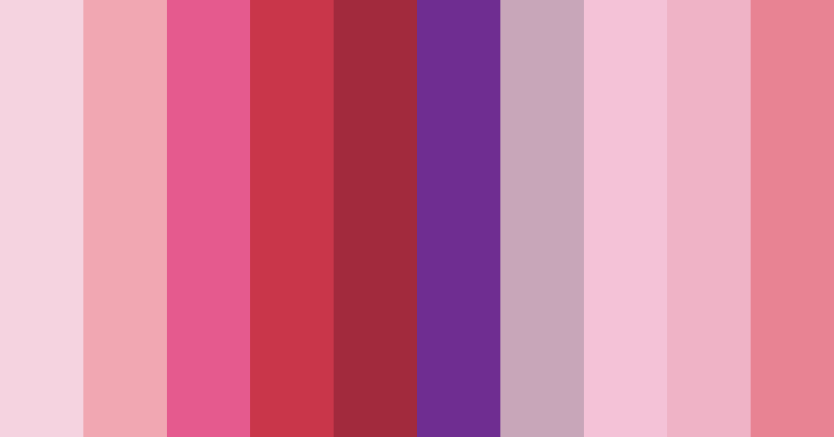 Download blushing horizons color palette PNG image (landscape)