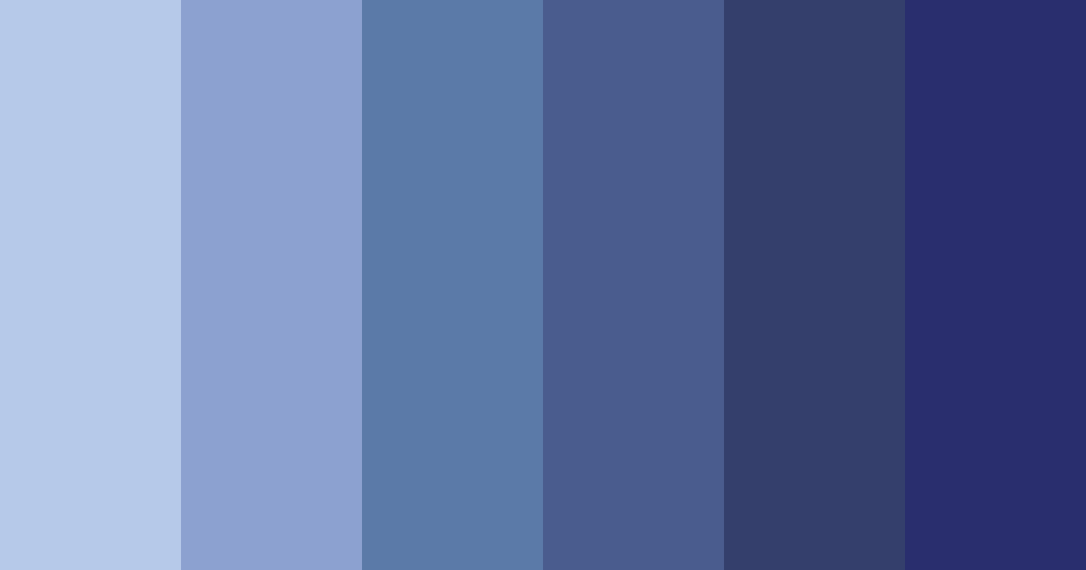 Download twilight serenity color palette PNG image (landscape)