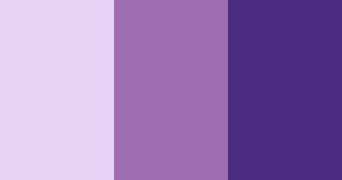 Download lavender dreams color palette PNG image (landscape)
