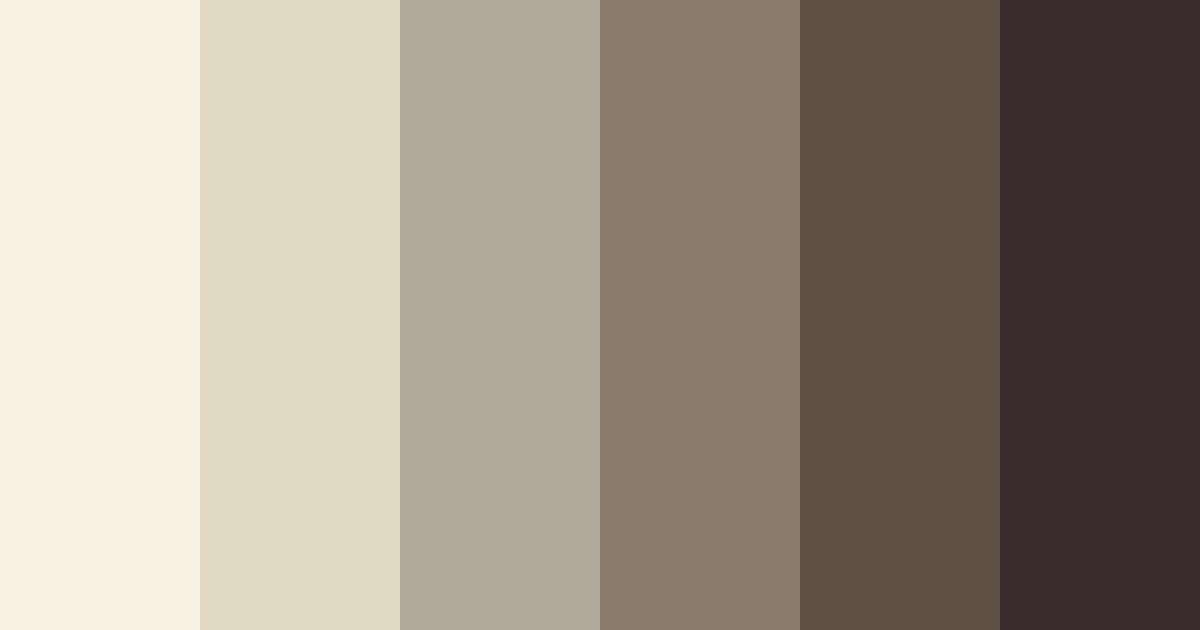Download shades of brown color palette PNG image (landscape)