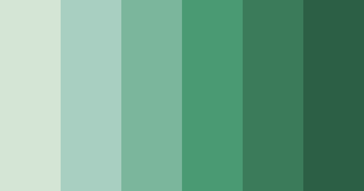 Download nordic forest embrace color palette PNG image (landscape)