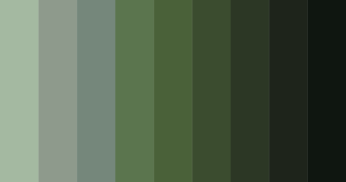 Download mossy woods color palette PNG image (landscape)
