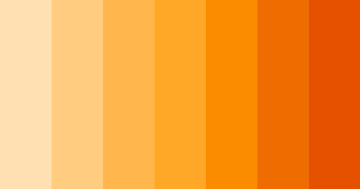 Download sunny citrus burst color palette PNG image (landscape)