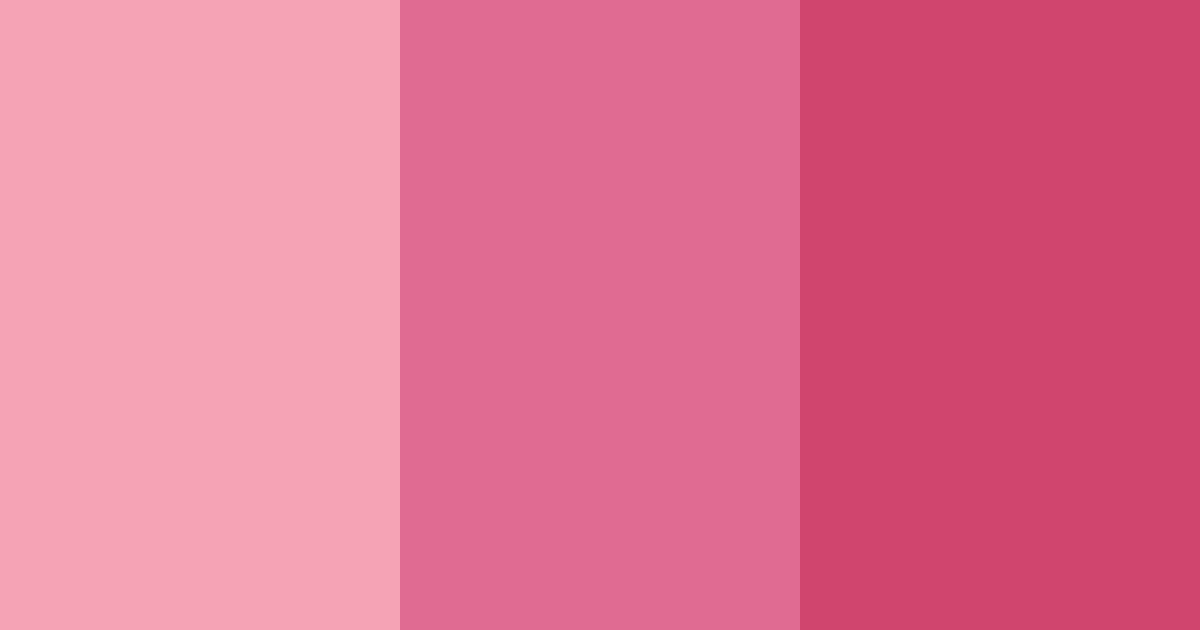 Download blushing blossoms color palette PNG image (landscape)