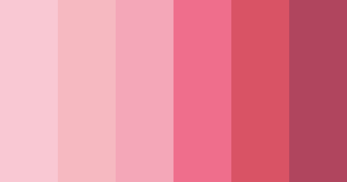 Download pink elegance color palette PNG image (landscape)