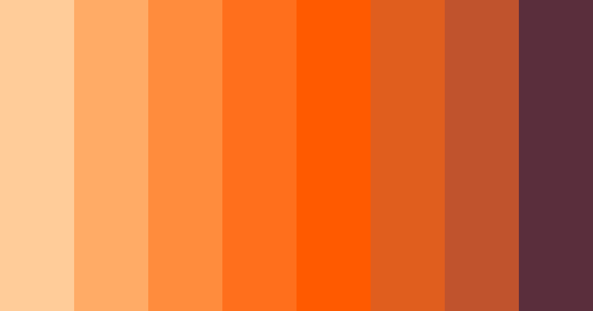Download sunset reverie color palette PNG image (landscape)