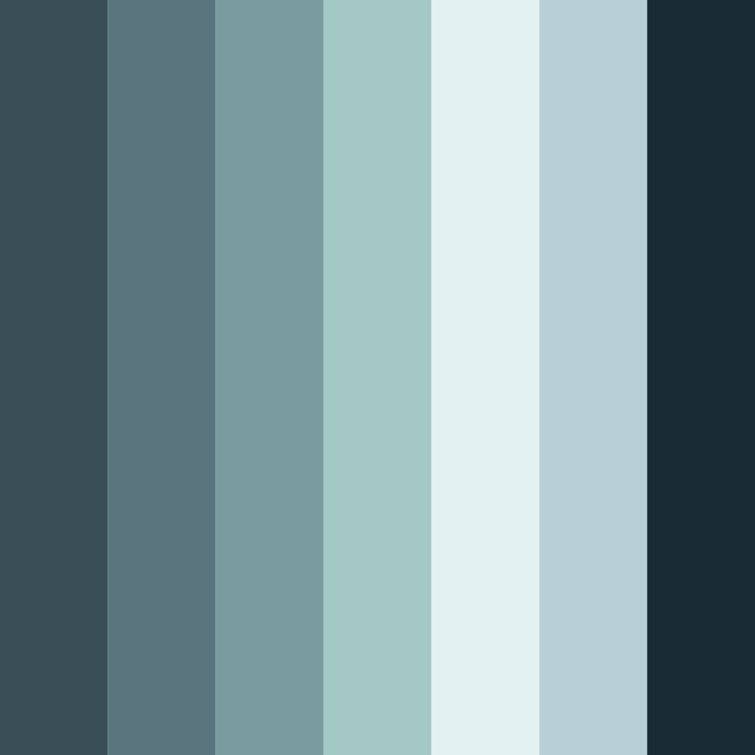 Download dark teal color palette PNG image (square)