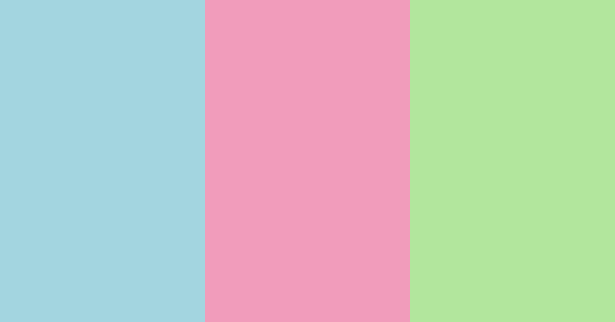 Download colors of blue, red, and green color palette PNG image (landscape)