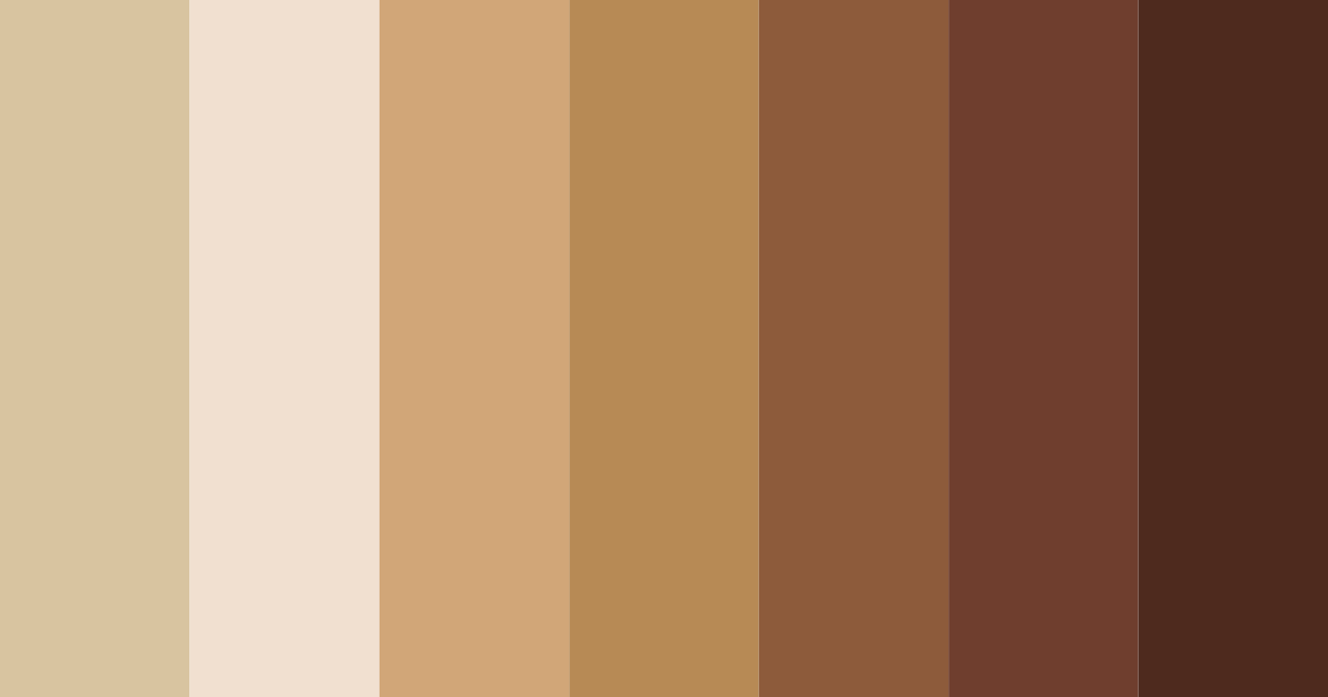Download warm brown color palette PNG image (landscape)