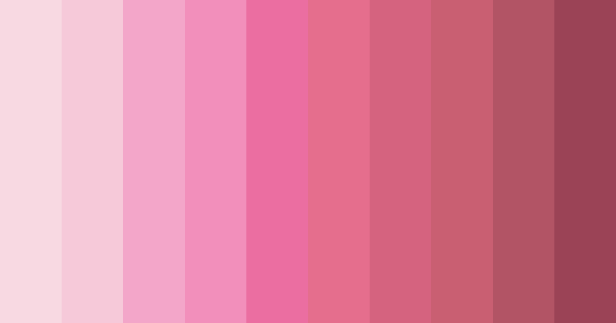 Download pink pastel color palette PNG image (landscape)