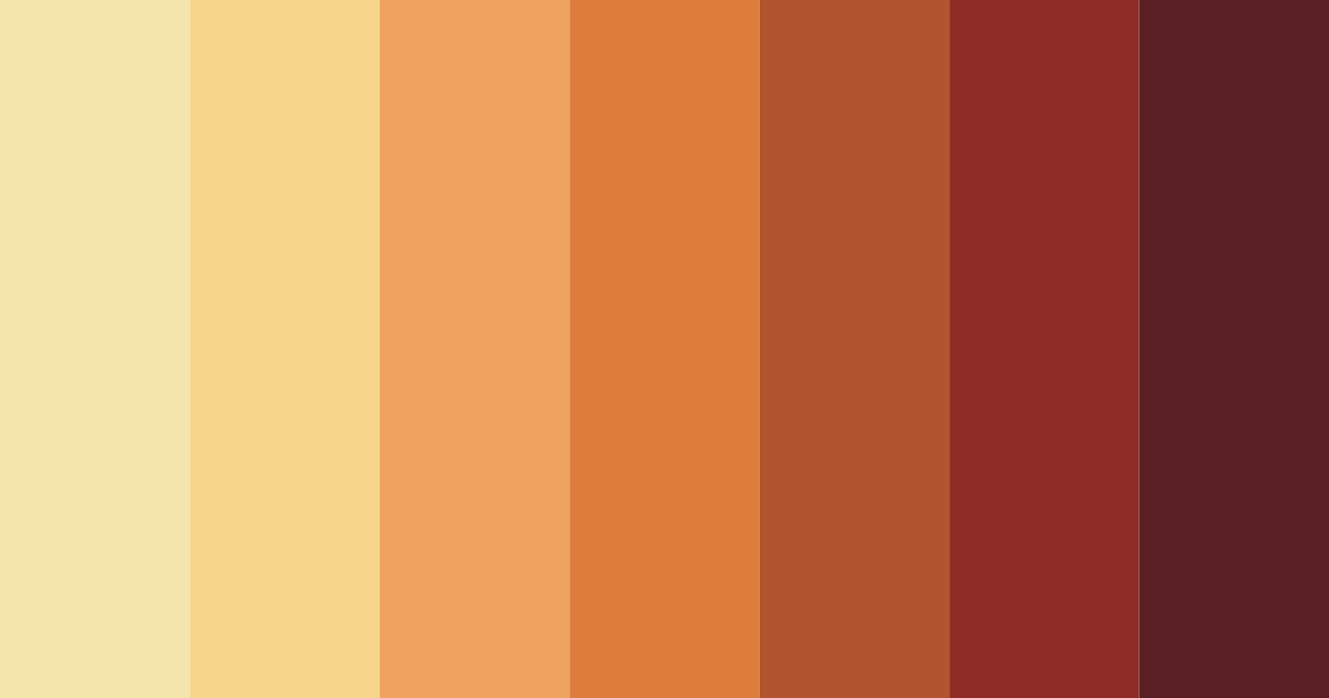 Download sunset harvest color palette PNG image (landscape)