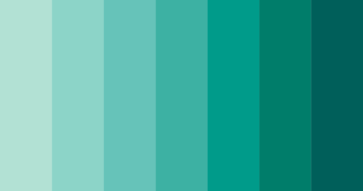 Download tropical tide color palette PNG image (landscape)