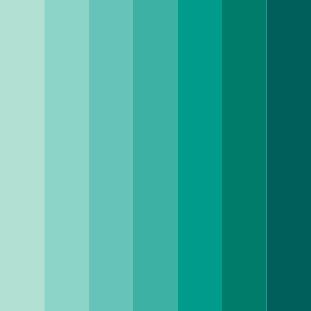 Download tropical tide color palette PNG image (square)