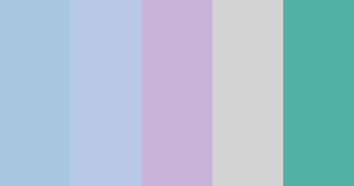 Download light blue lavender color palette PNG image (landscape)