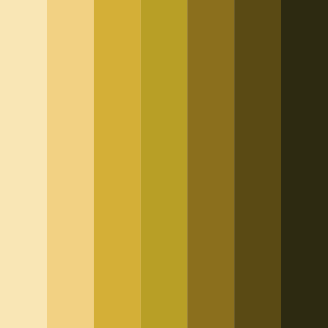 Download gold and black elegance color palette PNG image (square)