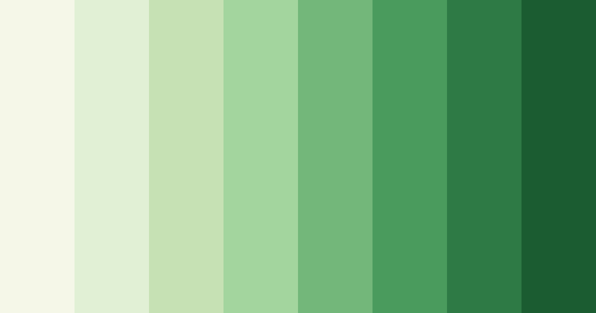 Download green garden color palette PNG image (landscape)
