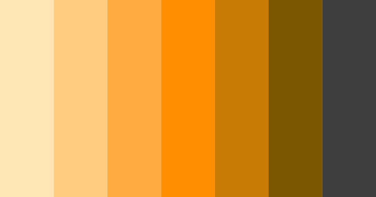 Download earthy orange color palette PNG image (landscape)
