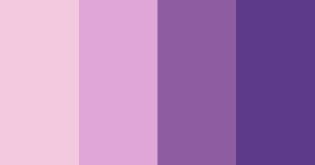 Download purple whimsy color palette PNG image (landscape)