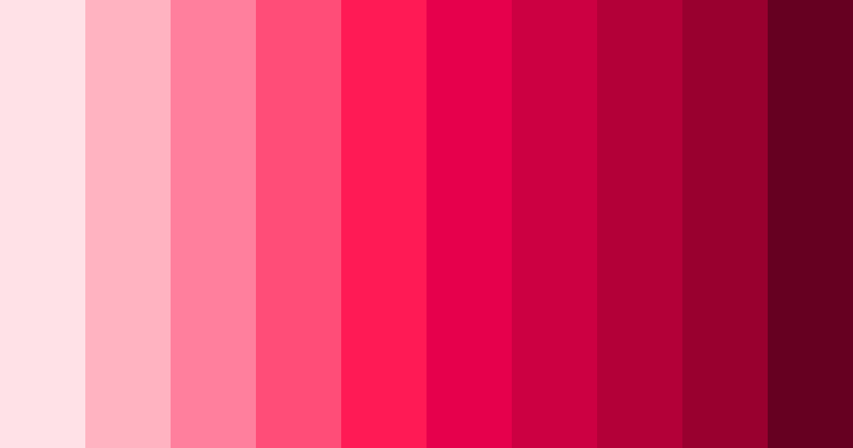 Download blushing bouquet color palette PNG image (landscape)