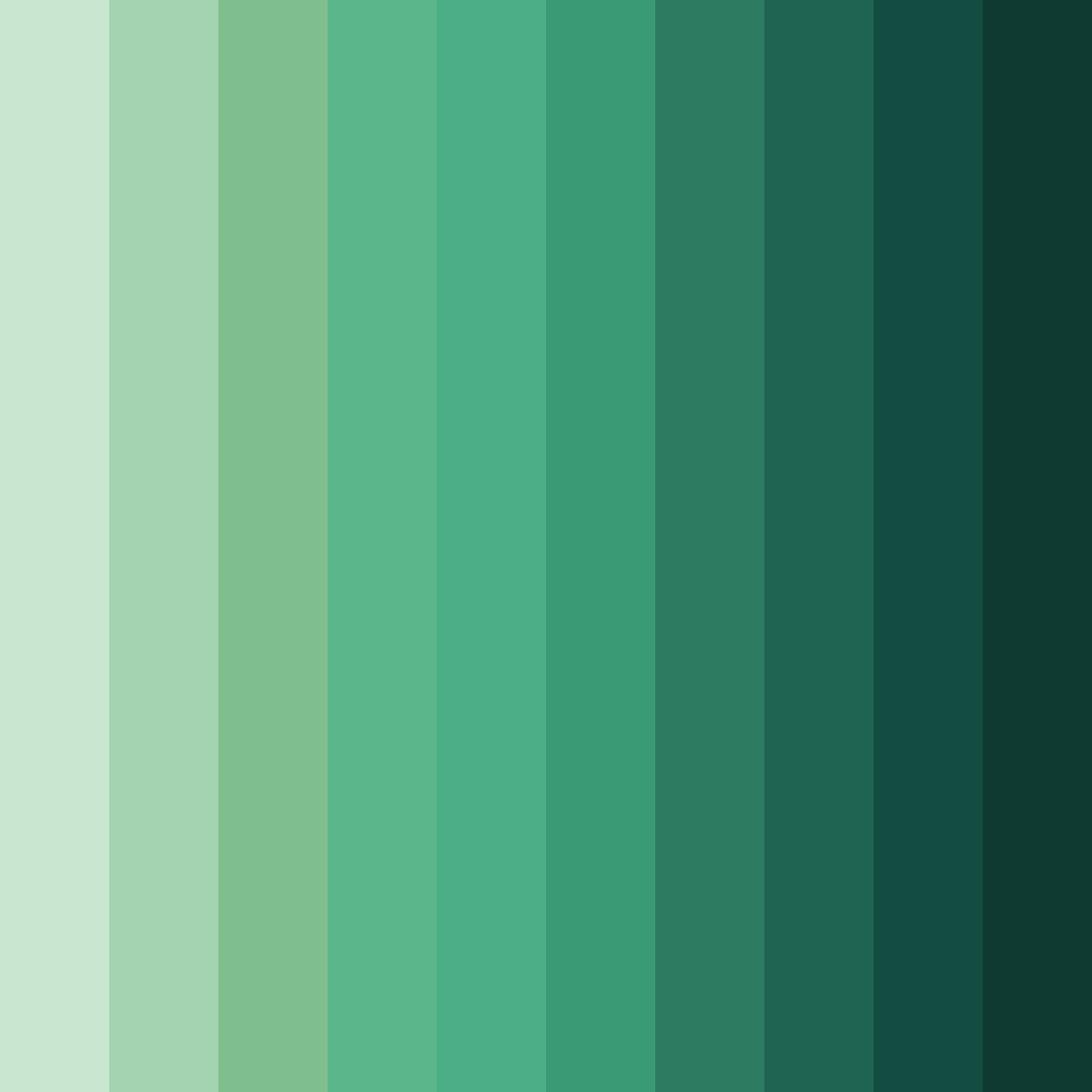 Download whispering pines color palette PNG image (square)