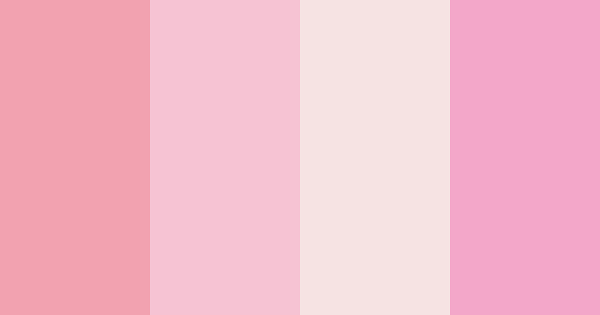 Download pink sweetness color palette PNG image (landscape)