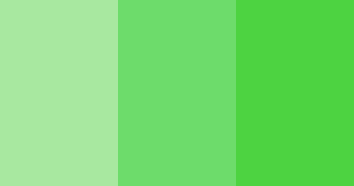 Download bright green color palette PNG image (landscape)