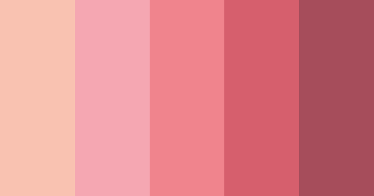 Download pink sunset color palette PNG image (landscape)